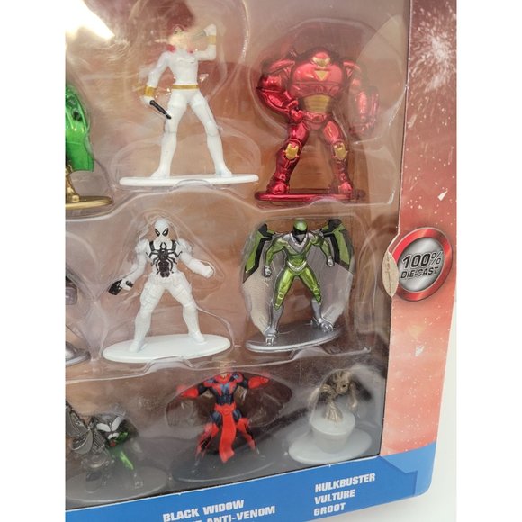 Jada Marvel Diecast Metal Nano Mini Figures - 20-Pack - NEW SEALED - Picture 6 of 9